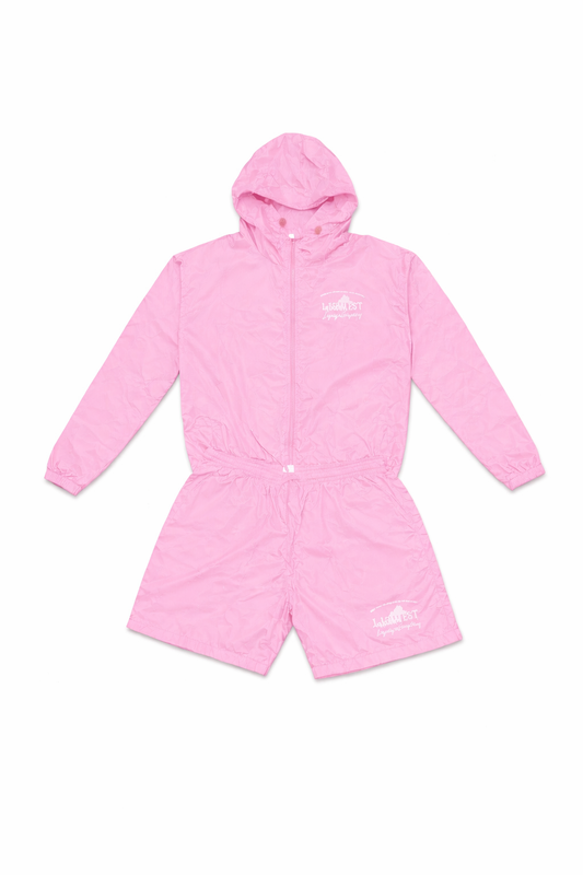 Pink L.I.E West Windbreaker Set